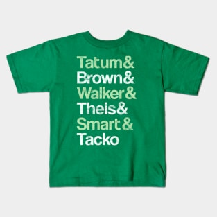 Modern Boston Celtics 2021 Championship Run W/ Tacko Mothafuckin' Falls Kids T-Shirt